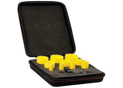 Starrett KDC10022 Deep Cut Bi-Metal Deluxe Plumber's Holesaw Kit, 12 Piece Starrett - RockBottom Nothampton