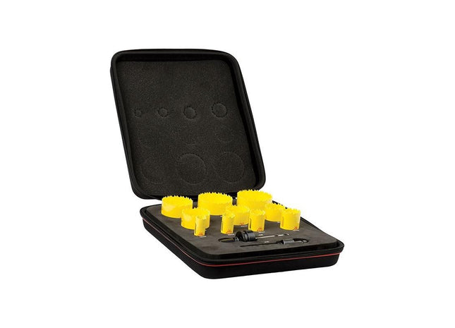 Starrett KDC10022 Deep Cut Bi-Metal Deluxe Plumber's Holesaw Kit, 12 Piece Starrett - RockBottom Nothampton