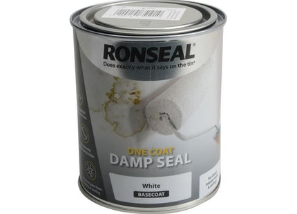 Ronseal One Coat Damp Seal White 750ml Ronseal - RockBottom Nothampton