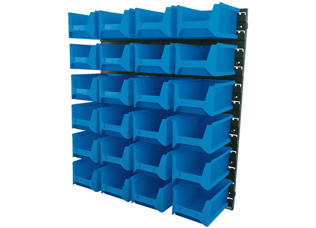 Draper 24 Bin Wall Storage Unit, Large Bins 06797 Draper - Town Tools 