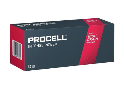 Duracell D Cell PROCELL® Intense Alkaline Batteries (Pack 10) Duracell - RockBottom Northampton