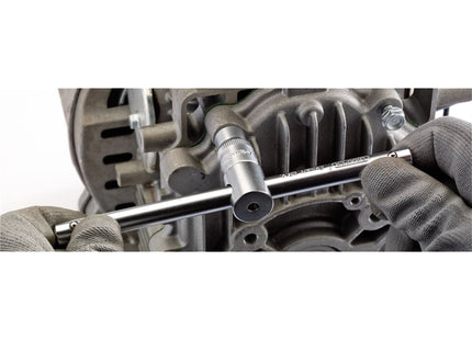 Draper Satin Chrome Sliding T Bar, 3/8" Sq. Dr. 16788 Draper - Town Tools 