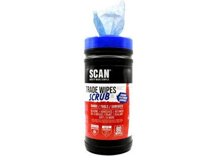 Scan Scrub Wipes (Tub 80) Scan - RockBottom Nothampton