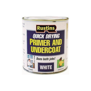 Rustins Quick Dry Primer & Undercoat White 500ml Rustins - RockBottom Nothampton