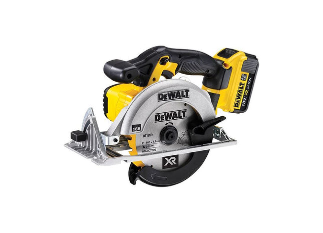 Dewalt Power Tools DCS391M2 Premium XR Circular Saw 165mm 18V 2 x 4.0Ah Li-ion DeWALT Power Tools - RockBottom Northampton