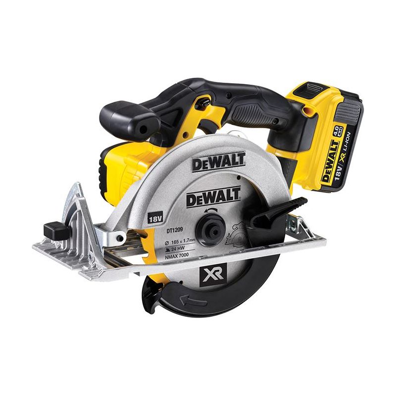 Dewalt Power Tools DCS391M2 Premium XR Circular Saw 165mm 18V 2 x 4.0Ah Li-ion DeWALT Power Tools - RockBottom Northampton