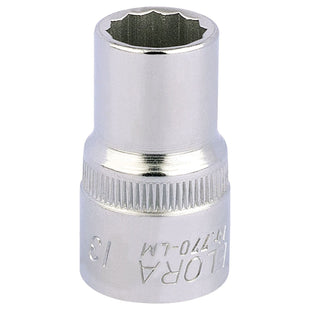 Draper Elora Bi-Hexagon Socket, 1/2" Sq. Dr., 13mm 24583 Draper - Town Tools 