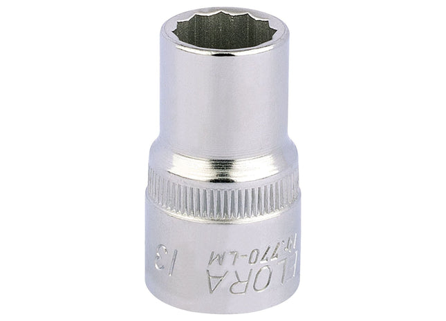 Draper Elora Bi-Hexagon Socket, 1/2" Sq. Dr., 13mm 24583 Draper - Town Tools 