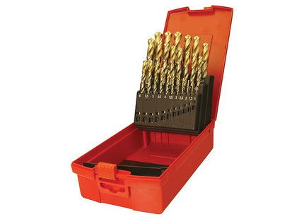 Dormer A095 Set 204 HSS TiN Coated Jobber Drill Set of 25 1.0-13.0 x 0.5mm Dormer - RockBottom Northampton
