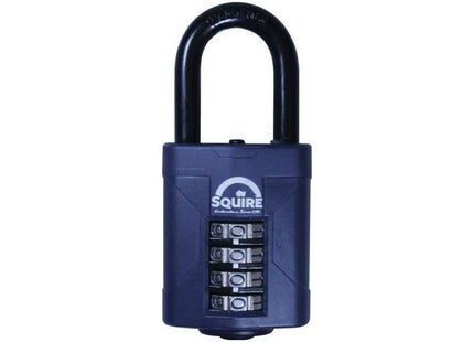 Squire CP50/1.5 Combination Padlock 4-Wheel 50mm Long Shackle 38mm Squire - RockBottom Nothampton