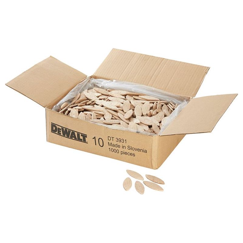 Dewalt Power Tools DT3931 Size 10 Biscuits (Pack 1000) DeWALT Power Tools - RockBottom Northampton