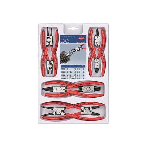 Knipex Circlip Plier Set, 8 Piece Knipex - RockBottom Northampton