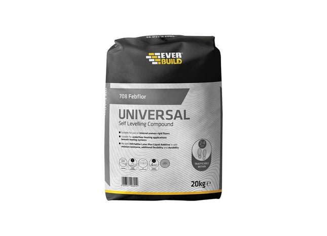 Everbuild Sika 708 Febflor Self Level Compound 20kg Everbuild Sika - RockBottom Northamptin