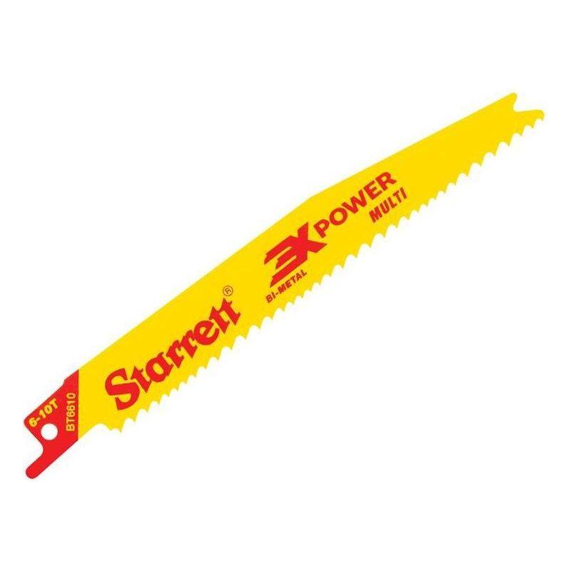 Starrett BT12610-5 Bi-Metal Reciprocating Blade, Tapered 300mm 6-10 TPI (Pack 5) Starrett - RockBottom Nothampton