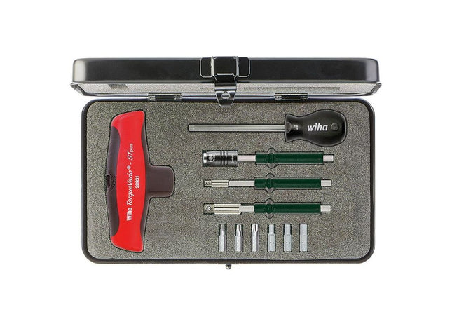 Wiha TorqueVario®-S T Screwdriver Set, 11 Piece Wiha - RockBottom Northampton