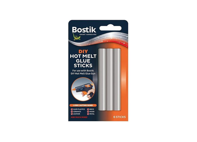 Bostik DIY Hot Melt Glue Sticks (Pack 6) Bostik - RockBottom Northampton