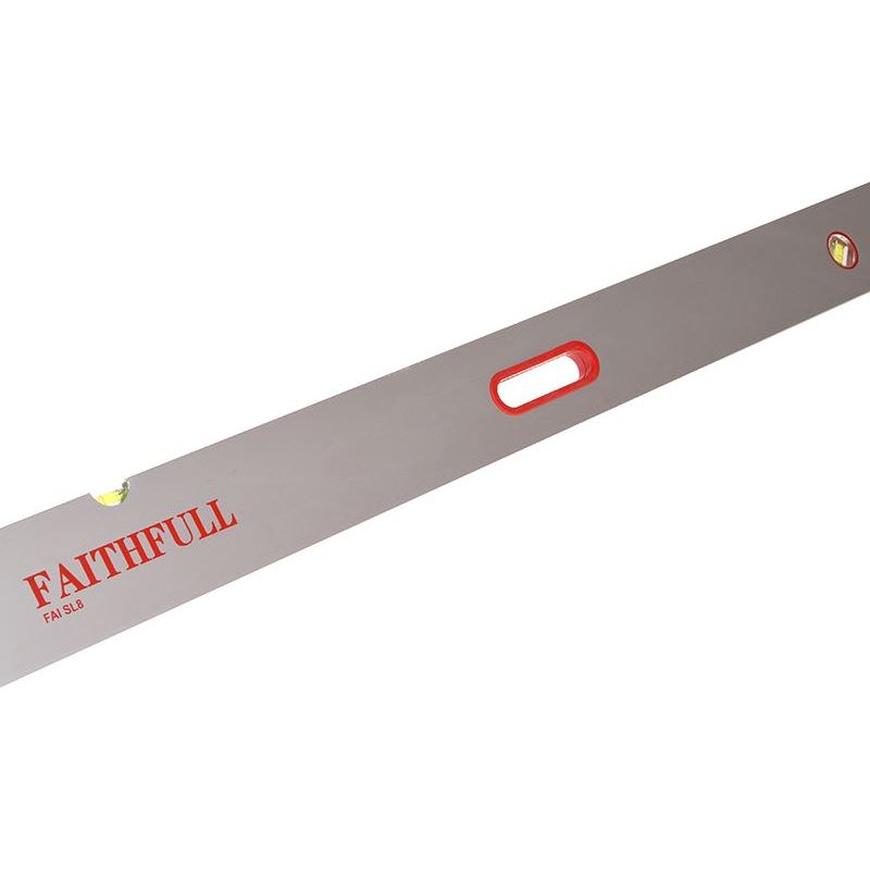 Faithfull Screeding Level 2.4m (8ft) 3 Vial & Grips Faithfull - RockBottom Northampton