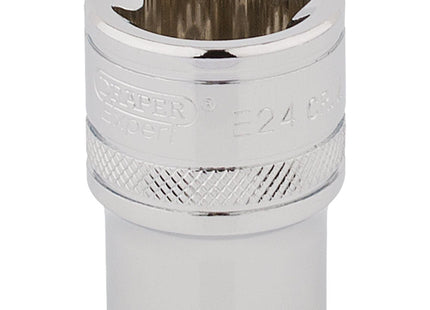 Draper TX-STAR Socket, 1/2" Sq. Dr., E24 34402 Draper - Town Tools 