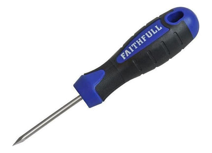 Faithfull Bradawl Soft Grip Handle Square Tip Faithfull - RockBottom Northampton