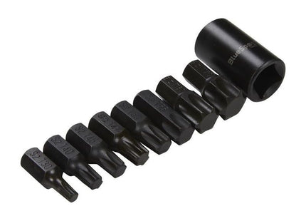 Bluespot Tools 1/2in Impact TORX Bit Set, 9 Piece BlueSpot Tools - RockBottom Northampton