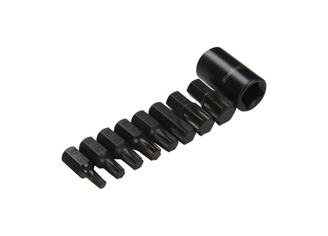 Bluespot Tools 1/2in Impact TORX Bit Set, 9 Piece BlueSpot Tools - RockBottom Northampton