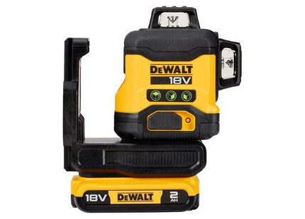 Dewalt Power Tools DCLE34031D1 3 x 360° Multi Line Laser 18V 1 x 2.0Ah Li-ion DeWALT Power Tools - RockBottom Northampton