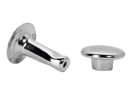 Rapid Tubular Rivets 7 x 3 x 9mm Cap 3 x 7mm (Pack 25) Rapid - RockBottom Nothampton