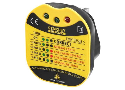 Stanley® Intelli Tools FatMax® UK Wall Plug Tester STANLEY® Intelli Tools - RockBottom Nothampton