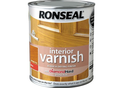 Ronseal Interior Varnish Quick Dry Gloss Antique Pine 250ml Ronseal - RockBottom Nothampton