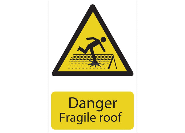 Draper Danger Fragile Roof 72395 Draper - Town Tools 