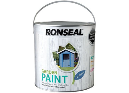 Ronseal Garden Paint Cornflower 2.5 litre Ronseal - RockBottom Nothampton