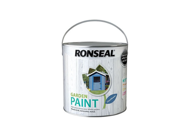 Ronseal Garden Paint Cornflower 2.5 litre Ronseal - RockBottom Nothampton