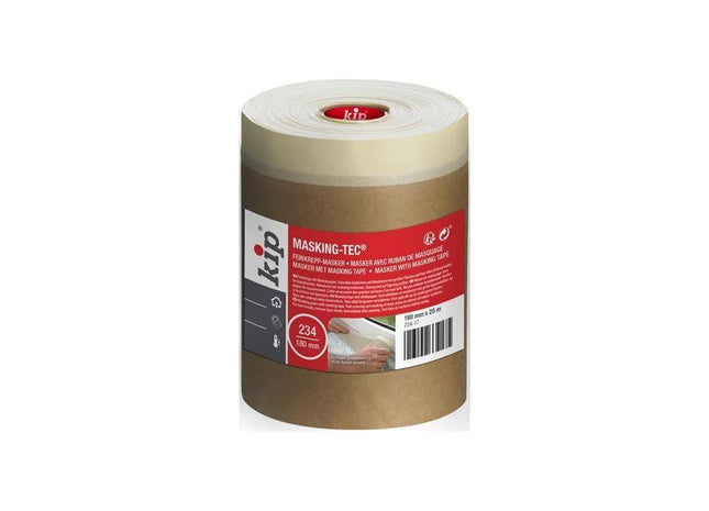 Kip® 234 Paper Masker Tape 180mm x 25m KIP® - RockBottom Northampton