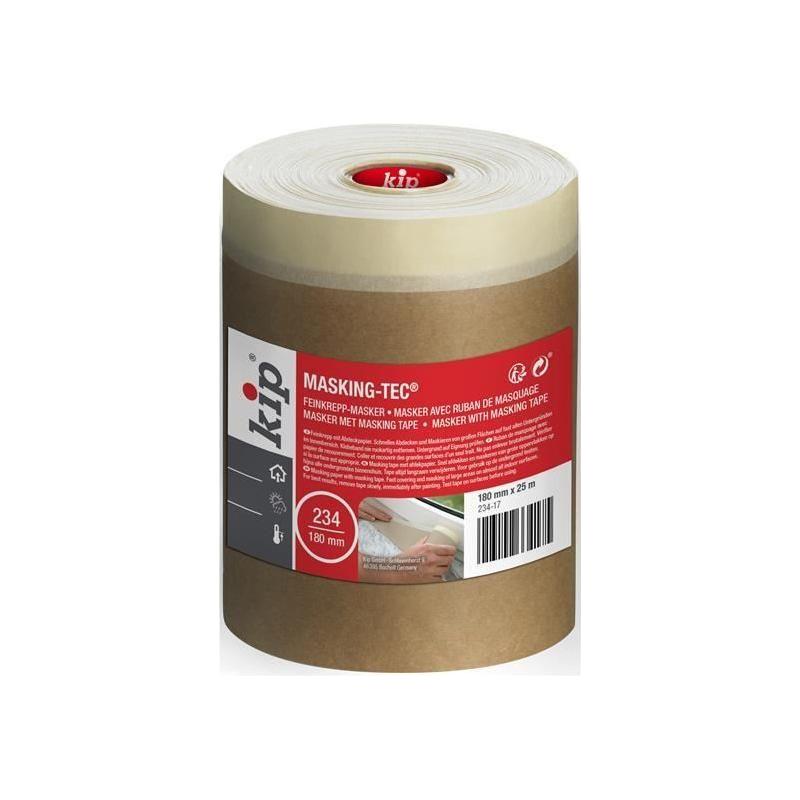 Kip® 234 Paper Masker Tape 180mm x 25m KIP® - RockBottom Northampton