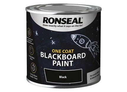 Ronseal One Coat Blackboard Paint 250ml Ronseal - RockBottom Nothampton