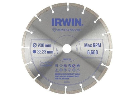 Irwin® Segmented Diamond Blade 230 x 22.23mm IRWIN® - RockBottom Northampton