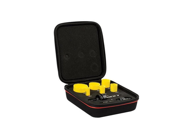 Starrett KFC06021 Fast Cut Bi-Metal Electrician's Holesaw Kit, 8 Piece Starrett - RockBottom Nothampton