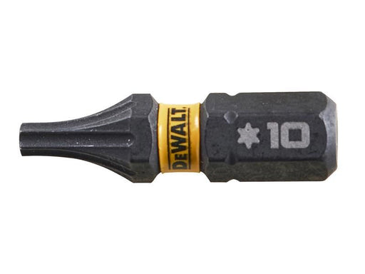 DeWALT Power Tools EXTREME FlexTORQ Bits T10 x 25mm (Pack 5) DeWALT Power Tools - RockBottom Northampton