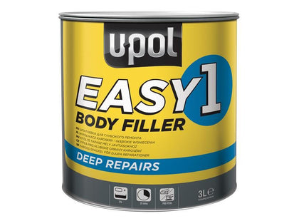 U-POL Easy 1 Body Filler 3 litre U-POL - RockBottom Northampton