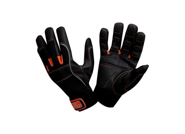 Bahco Power Tool Padded Palm Gloves - L (Size 10) Bahco - RockBottom Northampton