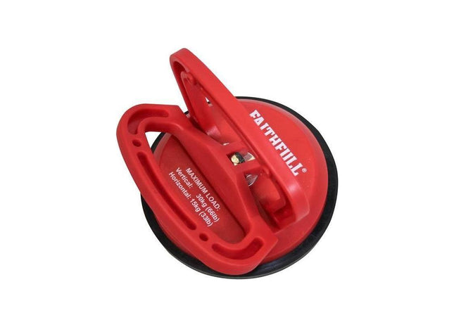 Faithfull Single Pad Suction Lifter 120mm Pad Faithfull - RockBottom Northampton