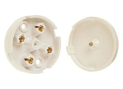 Dencon 4 Terminal Junction Box 5A White Dencon - RockBottom Northampton