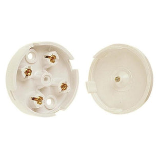 Dencon 4 Terminal Junction Box 5A White Dencon - RockBottom Northampton