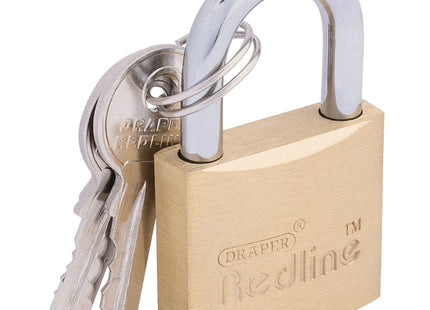 Draper Brass Cylinder Padlock, 30mm 68021 Draper - Town Tools 
