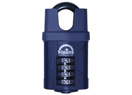 Squire CP40CS Combination Padlock 4-Wheel Closed Shackle 40mm Squire - RockBottom Nothampton