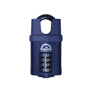 Squire CP40CS Combination Padlock 4-Wheel Closed Shackle 40mm Squire - RockBottom Nothampton