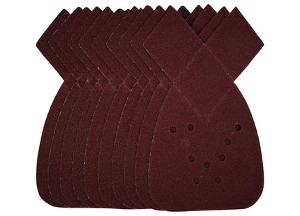 Draper Detail Sanding Sheets with Hook and Loop, 140mm, 80 Grit, SSD4 (Pack of 1 Draper - Town Tools 