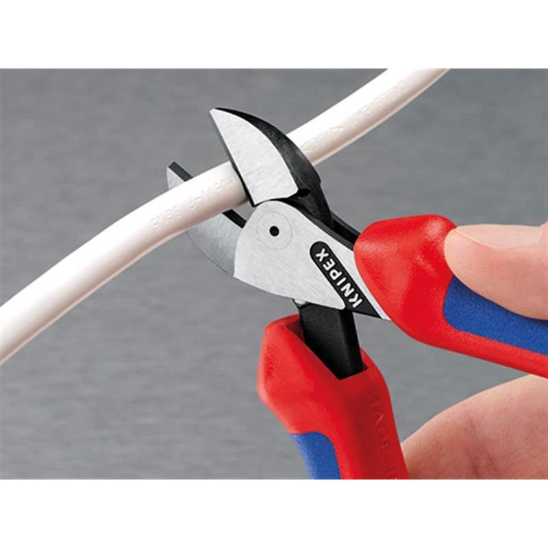 Knipex X-Cut® Compact Diagonal Cutter Multi-Component Grip 160mm Knipex - RockBottom Northampton