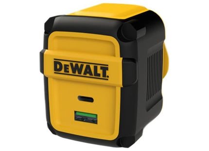 Dewalt Telecoms 2-Port Europe PD Wall Charger 49.5W DEWALT Telecoms - RockBottom Northampton