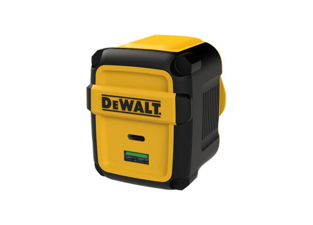 Dewalt Telecoms 2-Port Europe PD Wall Charger 49.5W DEWALT Telecoms - RockBottom Northampton